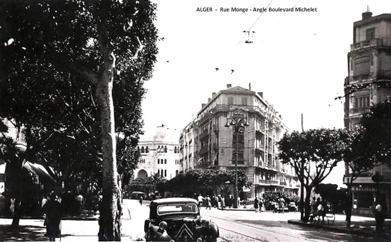 Alger - Rue Monge, angle Boulevard Michelet.jpg